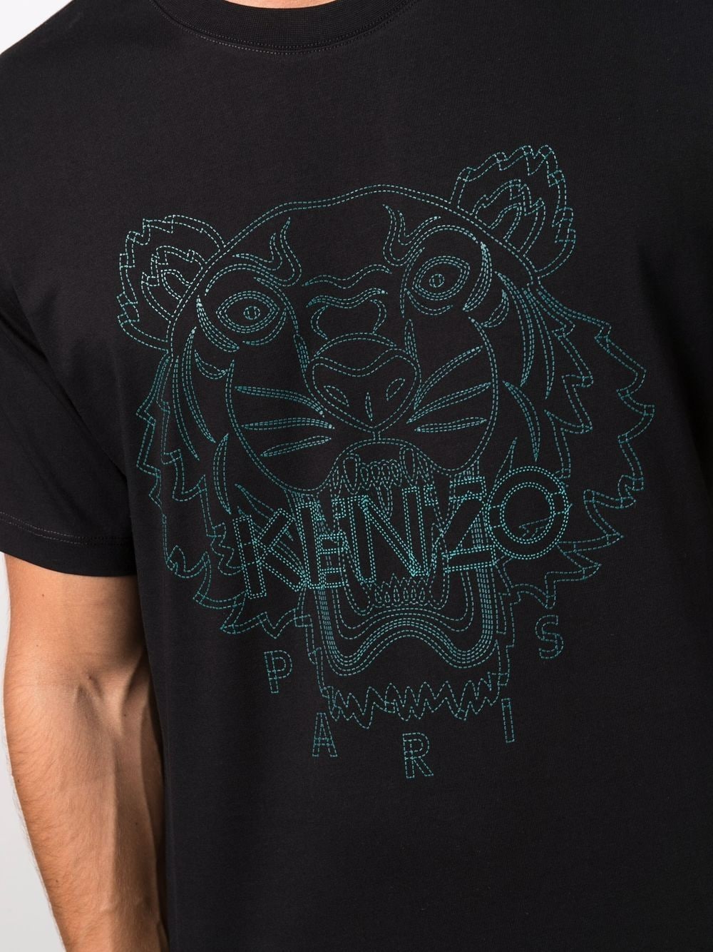 фото Kenzo футболка с вышивкой tiger