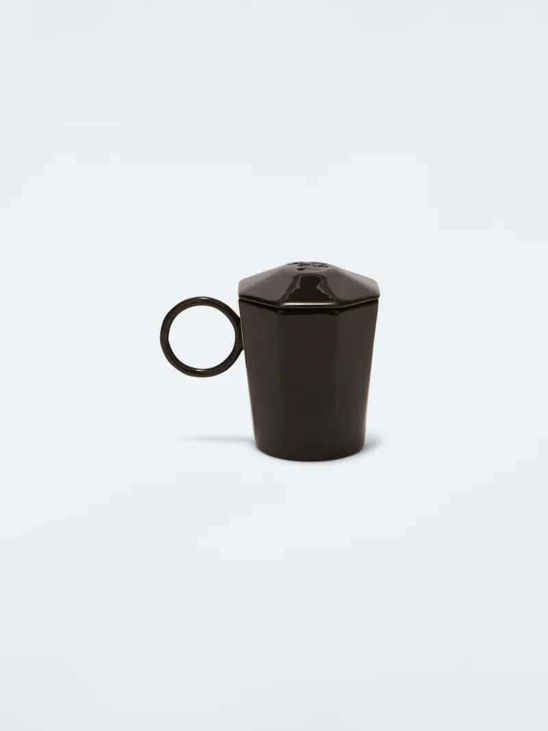 KERAMIK ACHTECKIGER KAFFEEBECHER