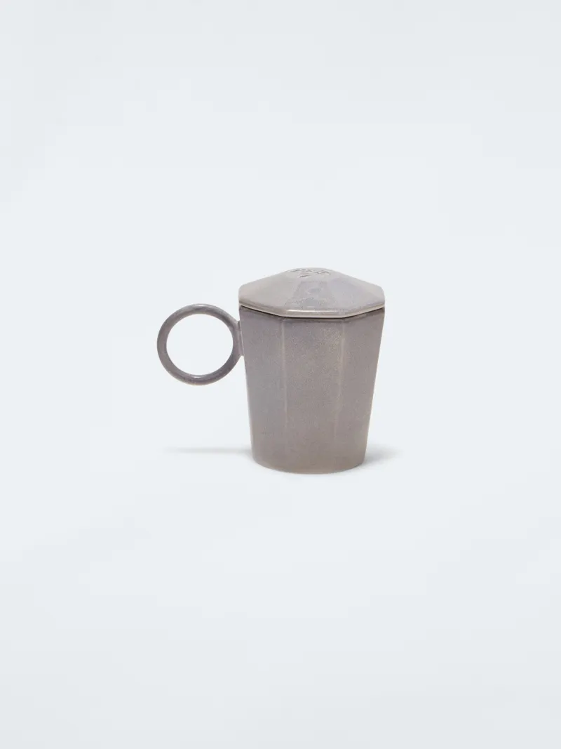 KERAMIK ACHTECKIGER KAFFEEBECHER