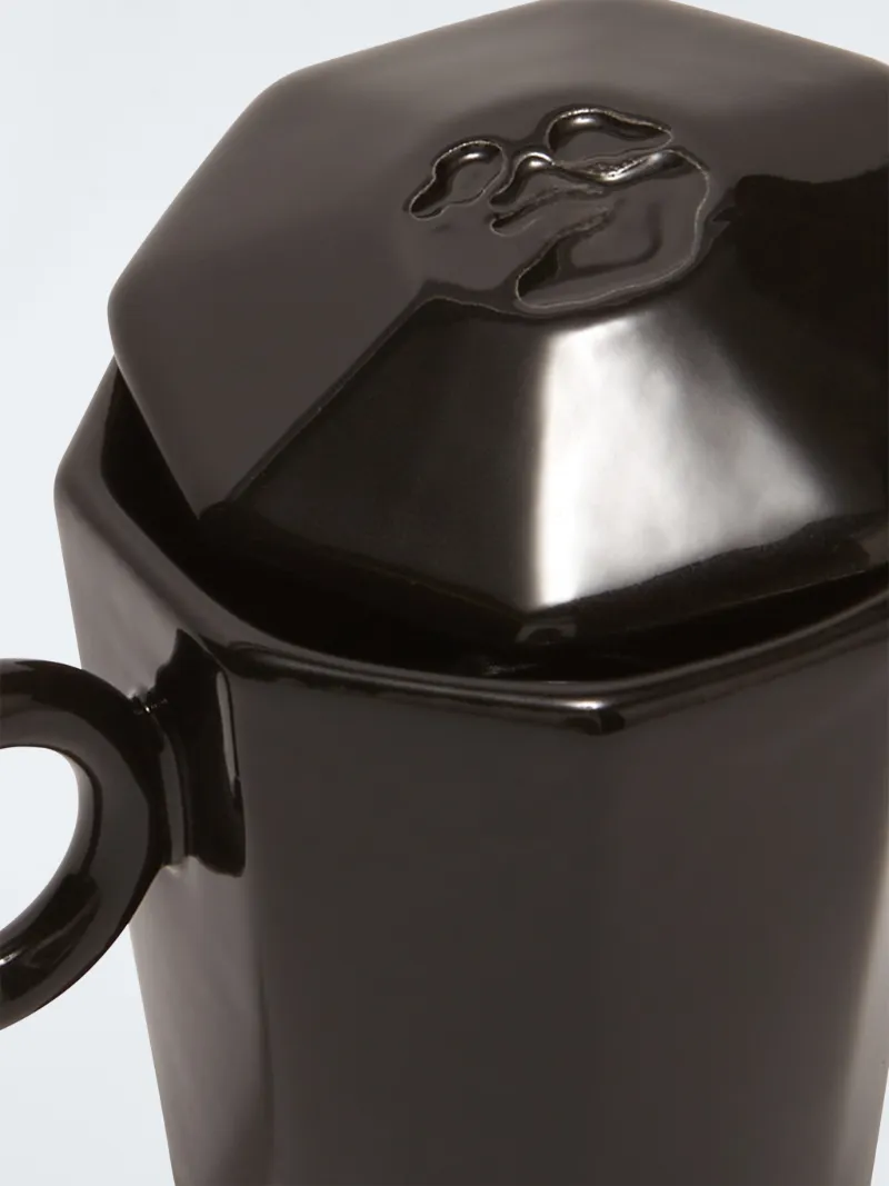KERAMIK ACHTECKIGES KAFFEESET
