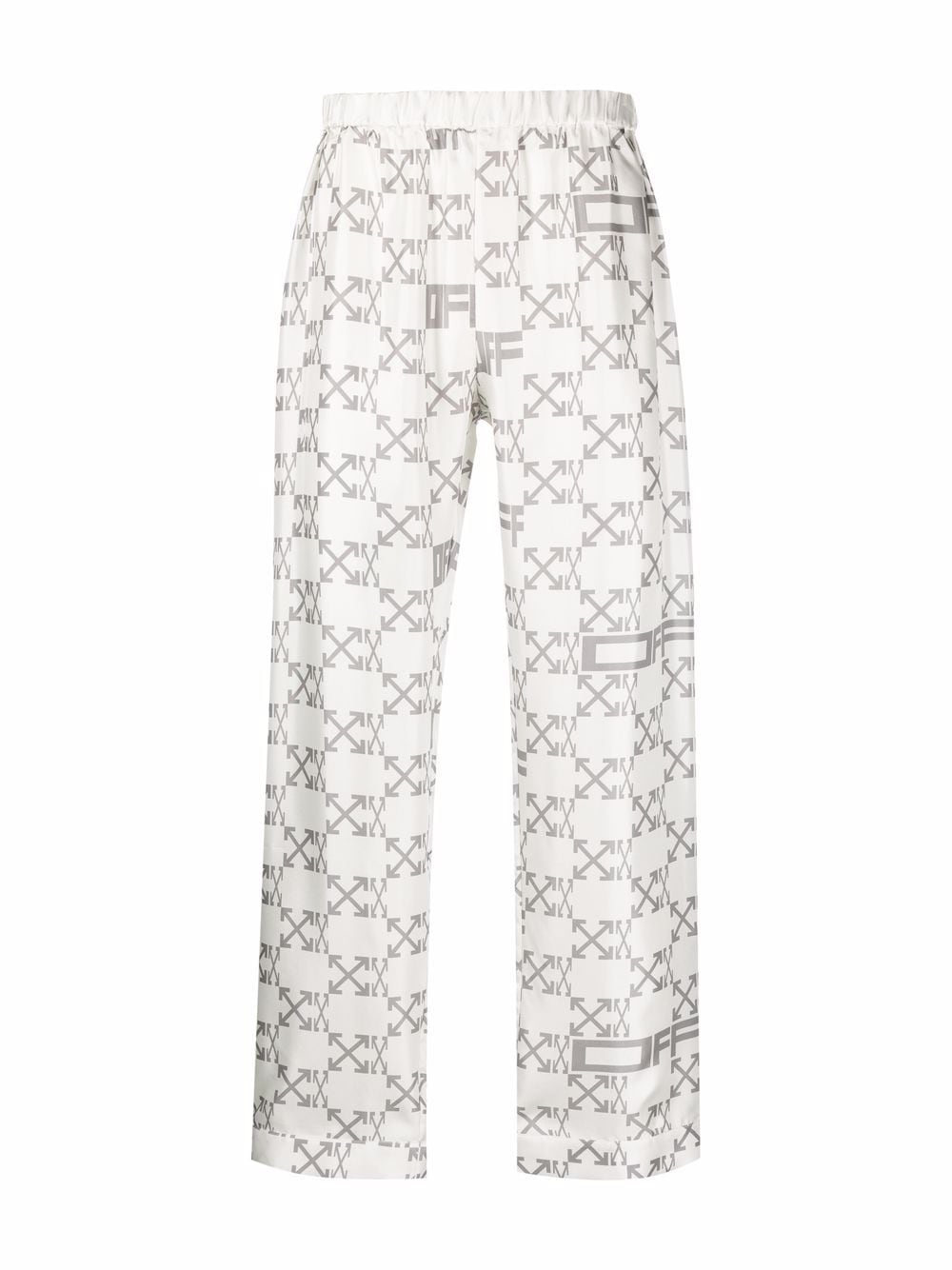 Off-White Pyjama met print - Wit