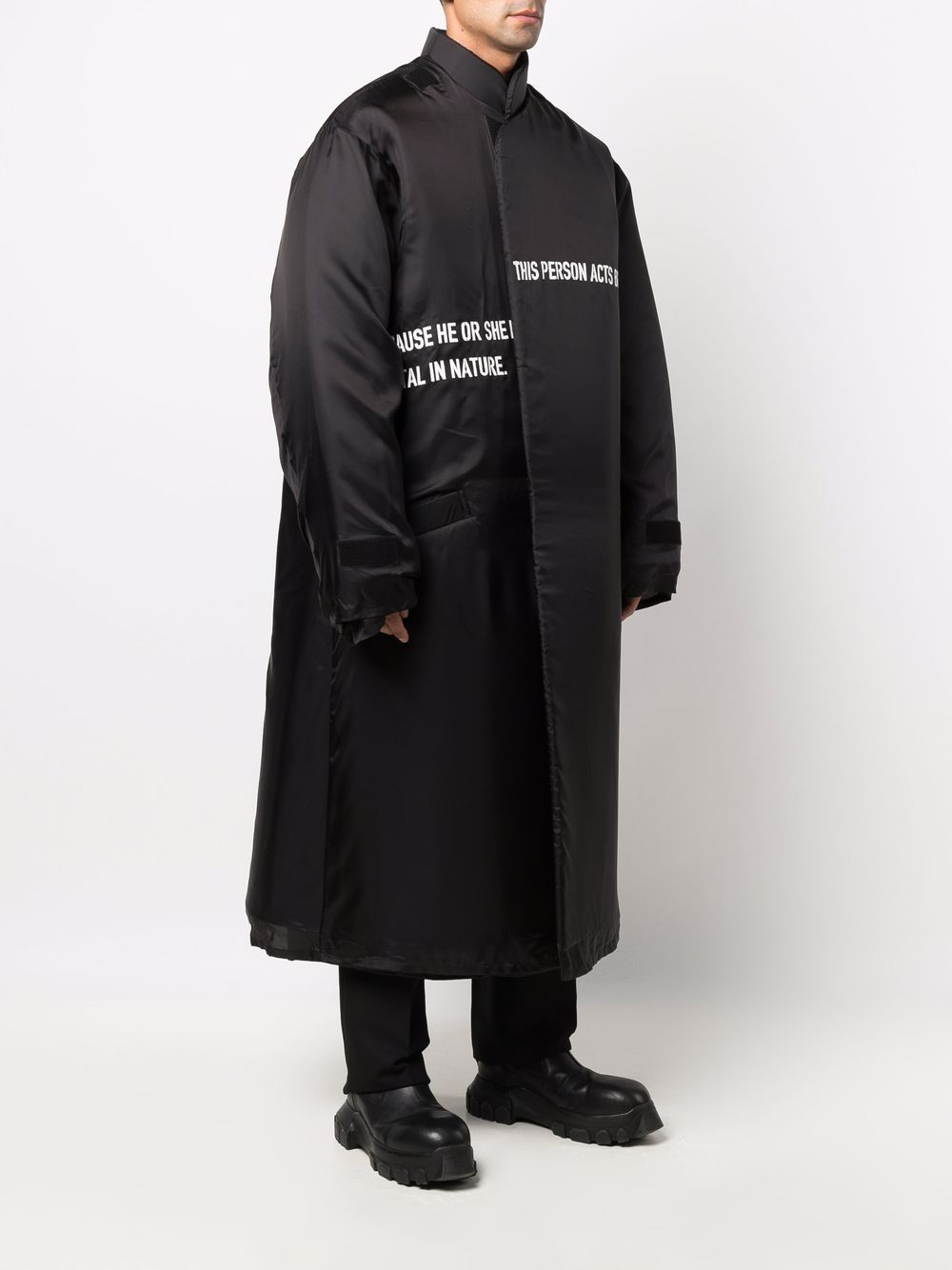 фото Yohji yamamoto пуховик оверсайз