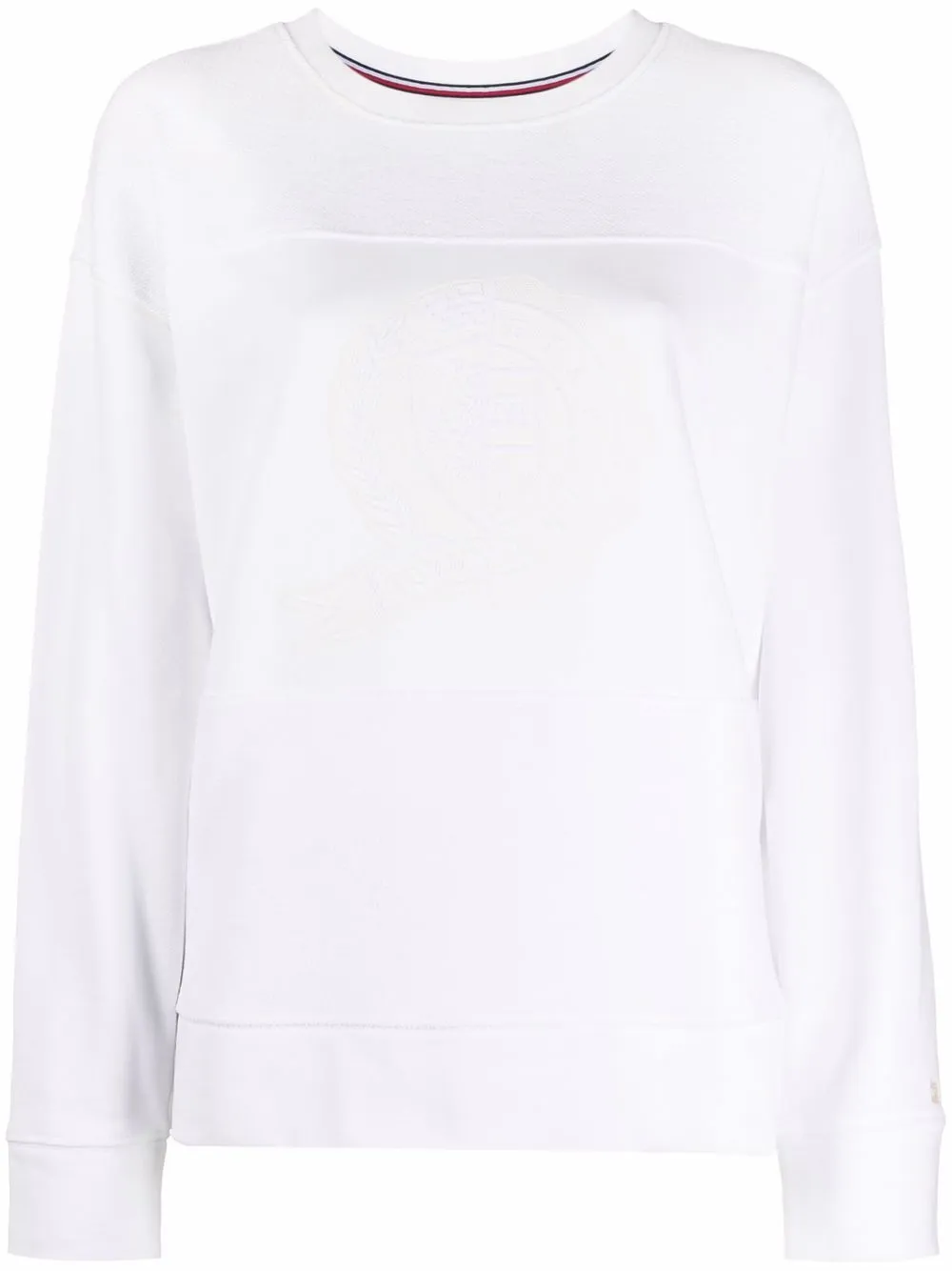 

Tommy Hilfiger logo-crest sweatshirt - White