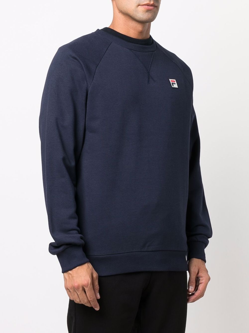 фото Fila heath logo-patch fleece sweatshirt