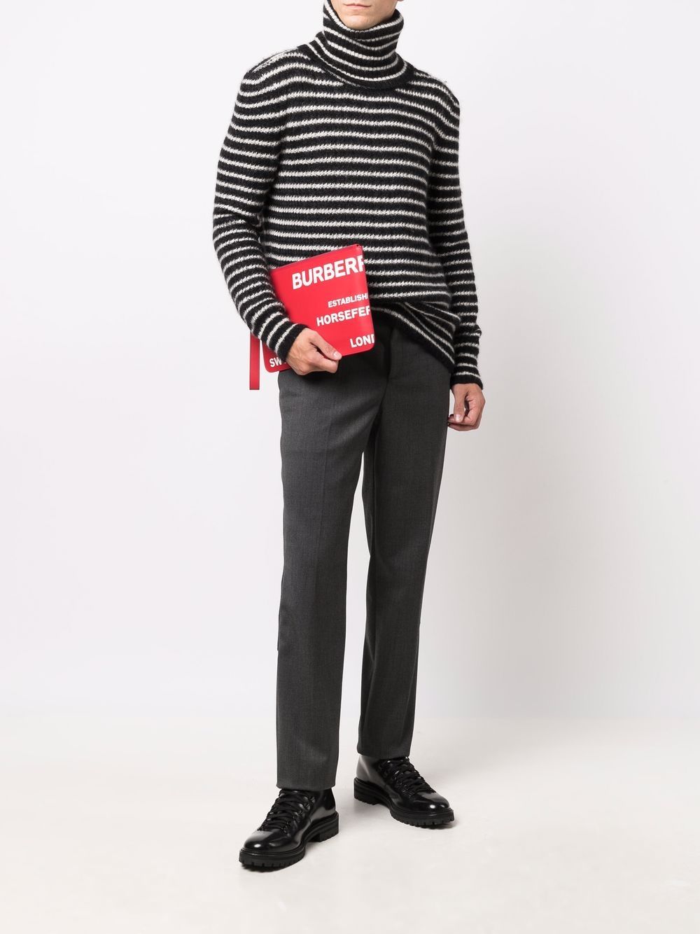 фото Neil barrett straight-legged tailored trousers