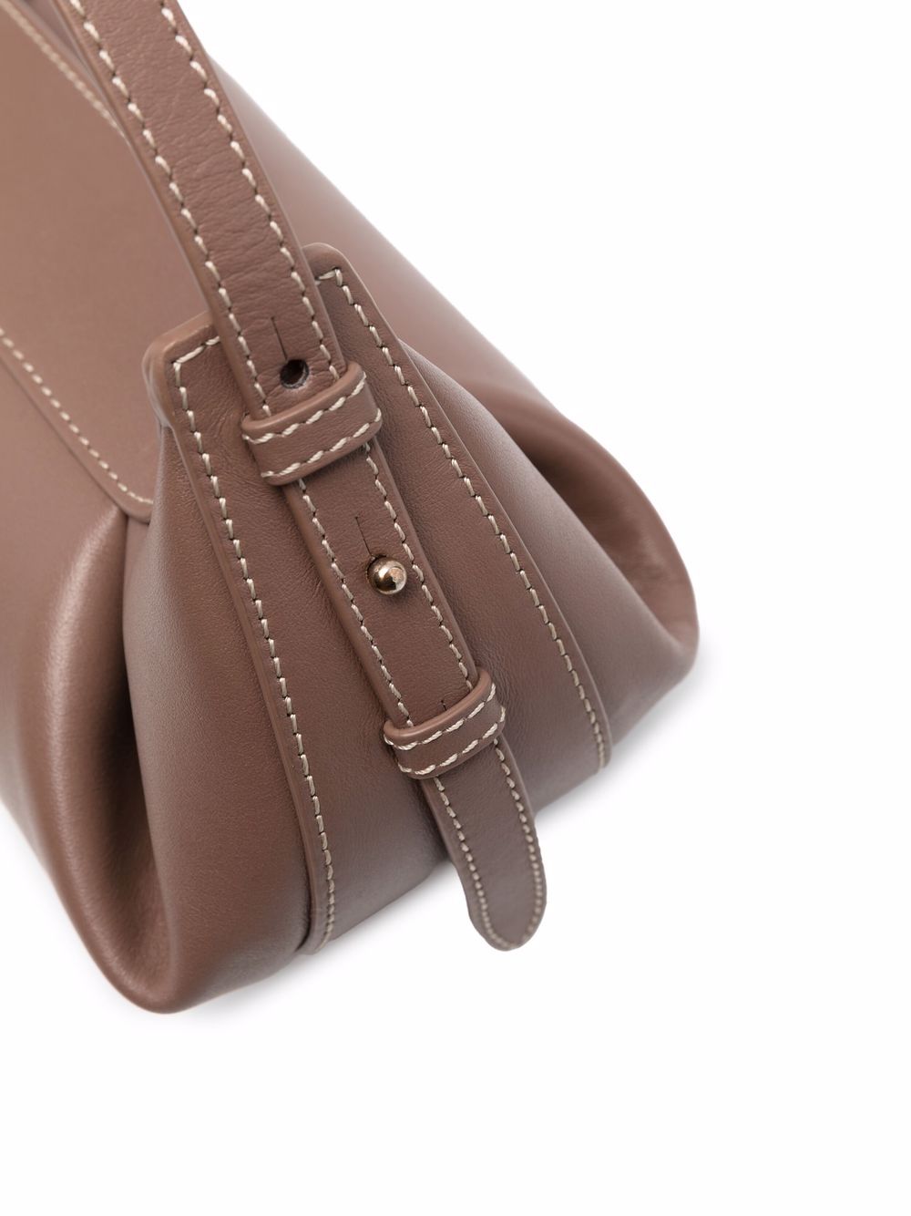 фото Yuzefi logo-detail leather shoulder bag