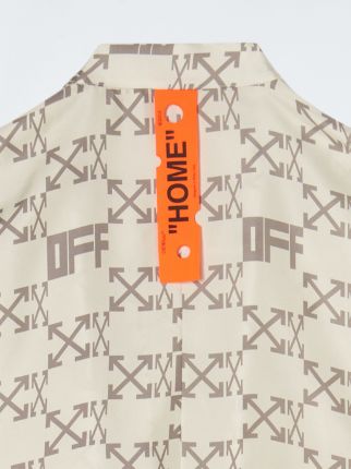 Off-White Arrow-print Silk Robe - Farfetch