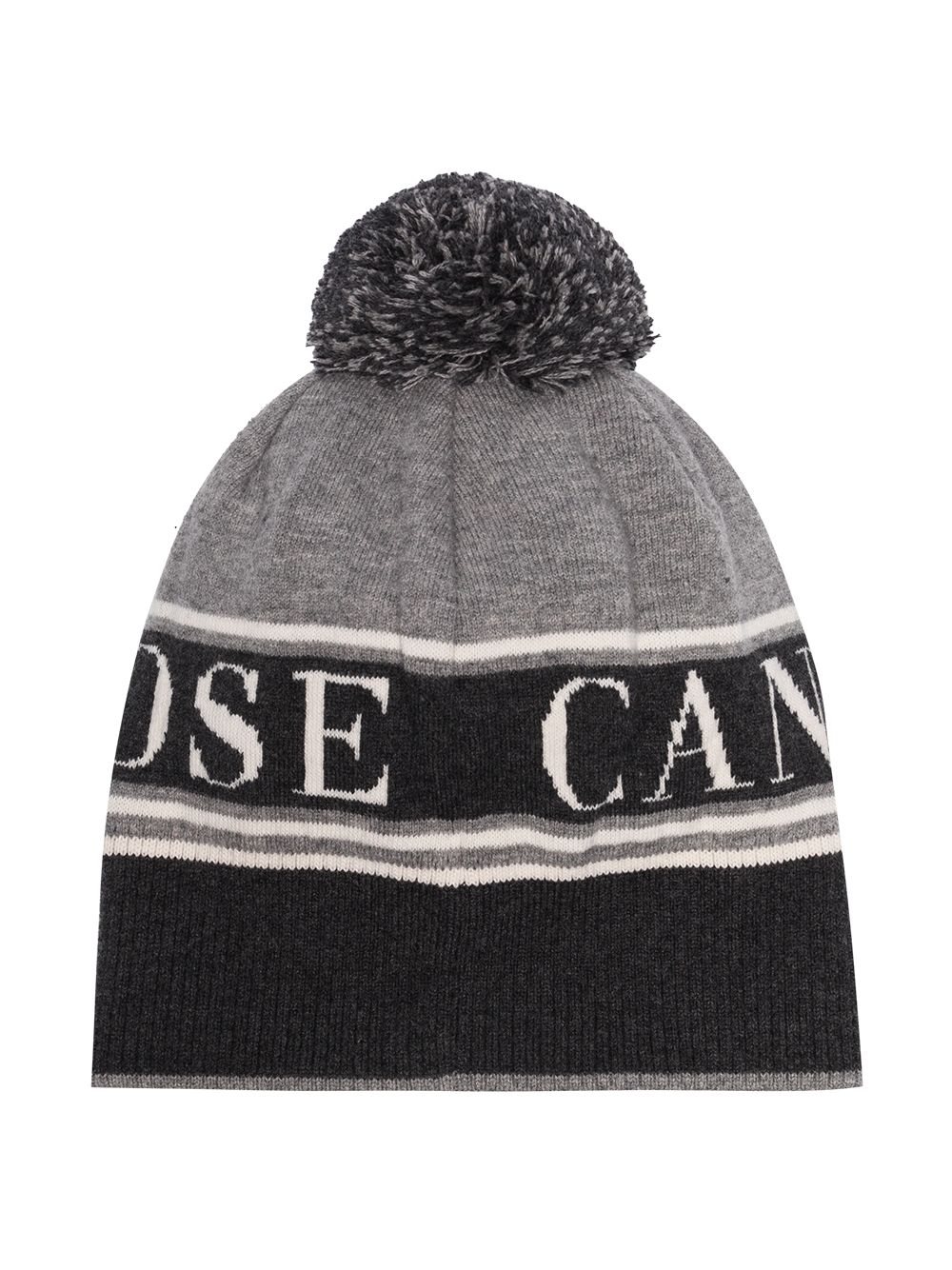 Canada Goose Pom Striped Logo Beanie Farfetch