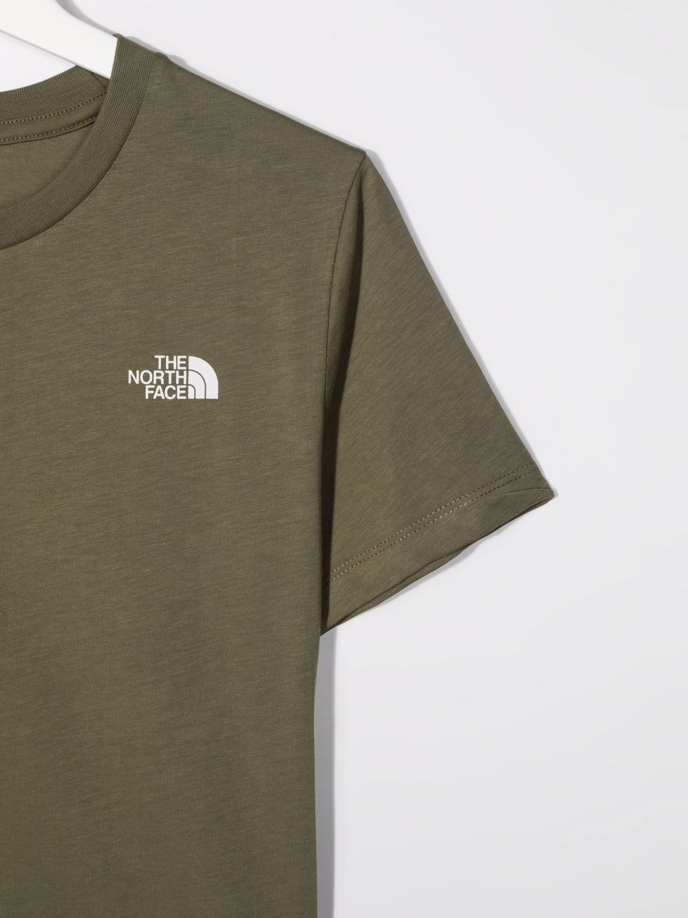 фото The north face kids teen short-sleeved logo-print t-shirt