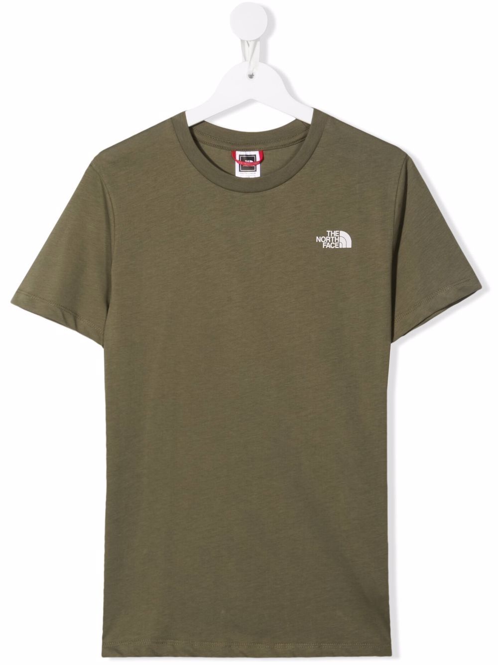 фото The north face kids teen short-sleeved logo-print t-shirt