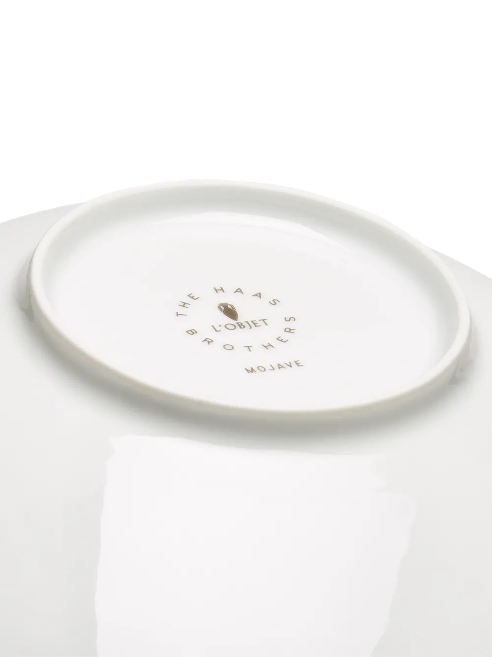 Shop L'objet Haas Mojave Soup Plate In White