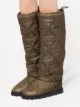 Miu Miu quilted knee-length boots