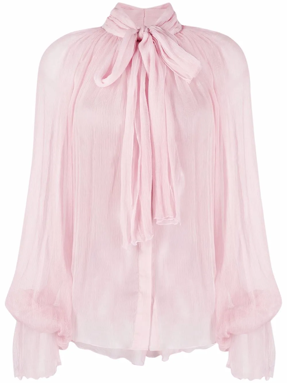 ETRO pussy-bow collar silk blouse Women