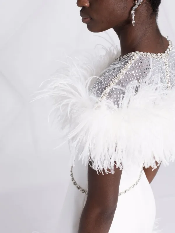 jenny packham feather cape