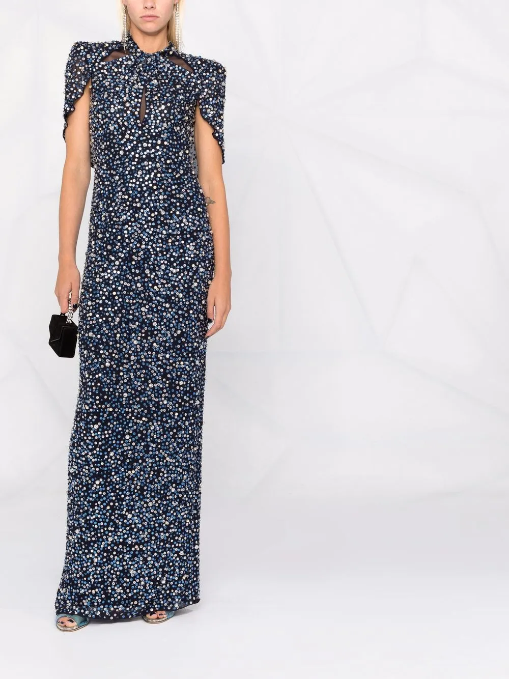 фото Jenny packham вечернее платье с пайетками