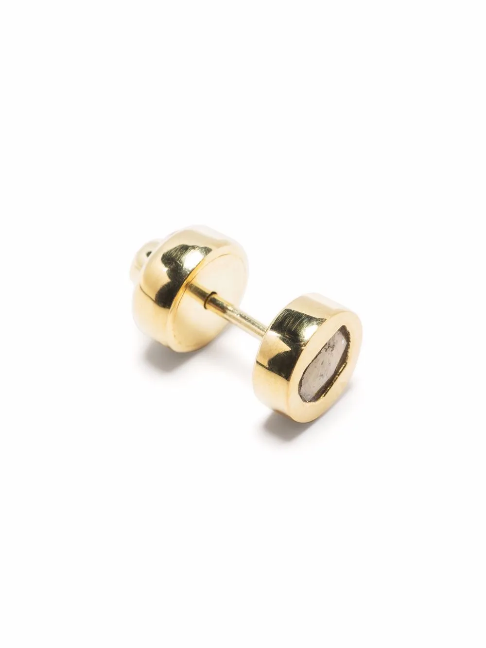 Parts of Four diamond slab stud earring | Men | Image 2