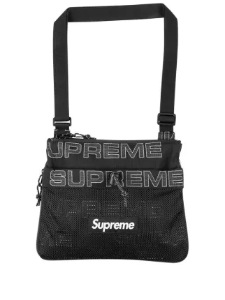 Supreme Printed Side Bag Black FARFETCH TR