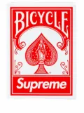 Supreme x Bicycle mini playing cards deck - Red