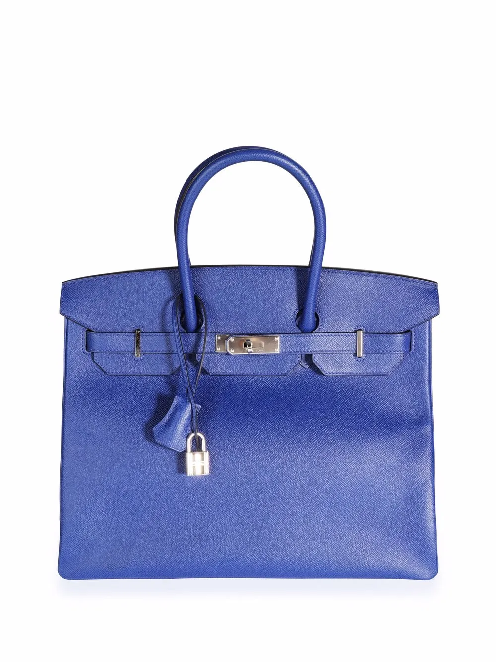 Preowned Hermes Birkin 35 Bag In Blue ModeSens