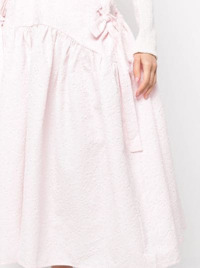 Cecilie Bahnsen Justice mid-length skirt pink | MODES