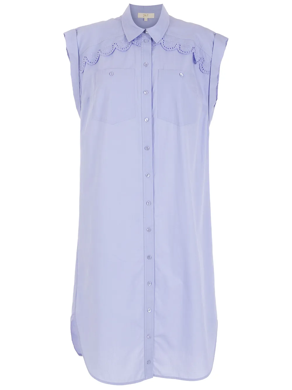 

Nk Rafa cap-sleeve shirt dress - Blue