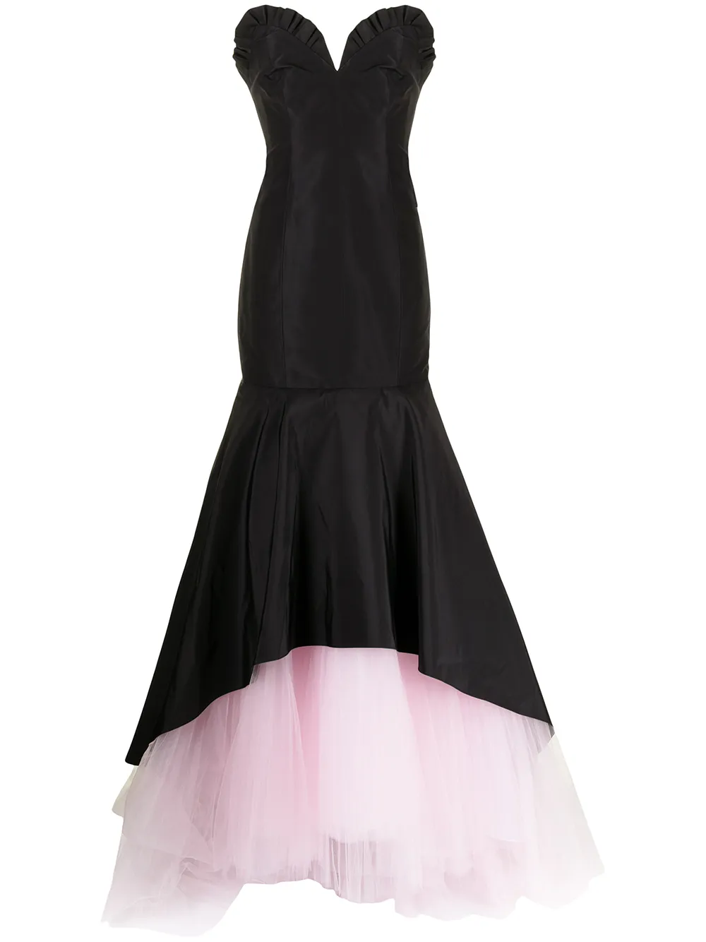 Image 1 of Carolina Herrera sweetheart-neck strapless dress