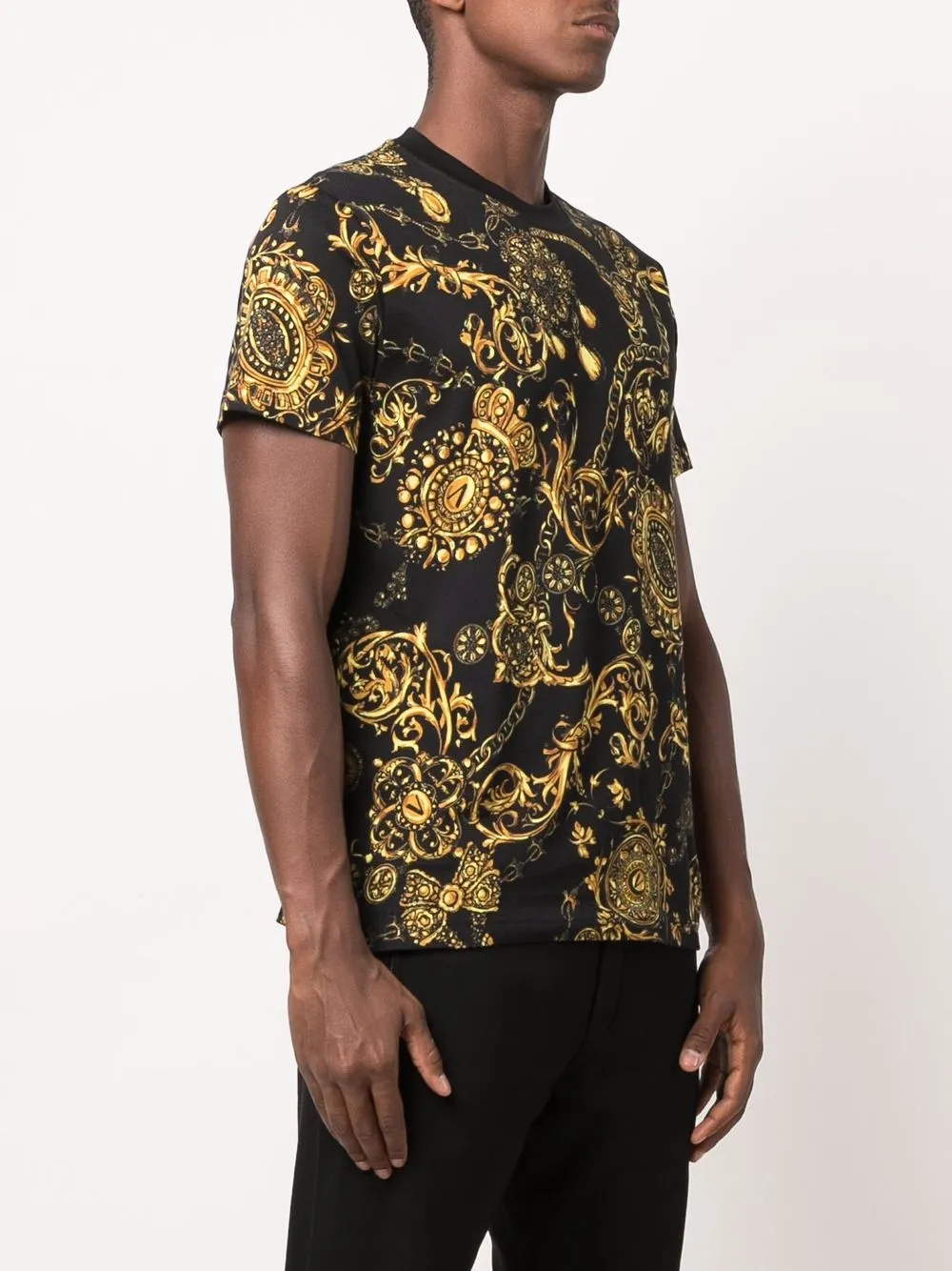 фото Versace jeans couture футболка с принтом regalia baroque