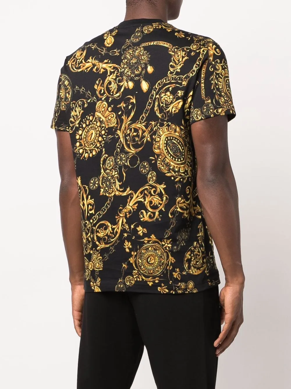 фото Versace jeans couture футболка с принтом regalia baroque