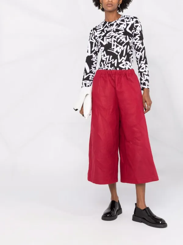 high-waisted Cropped Trousers - Farfetch