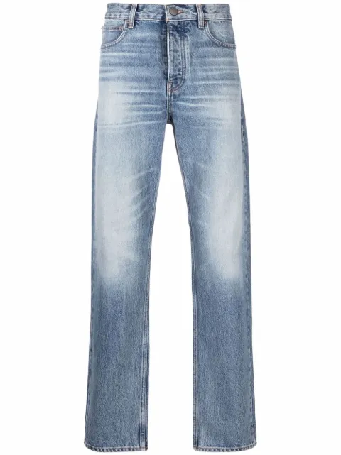 FRAME vaskede jeans med lige ben