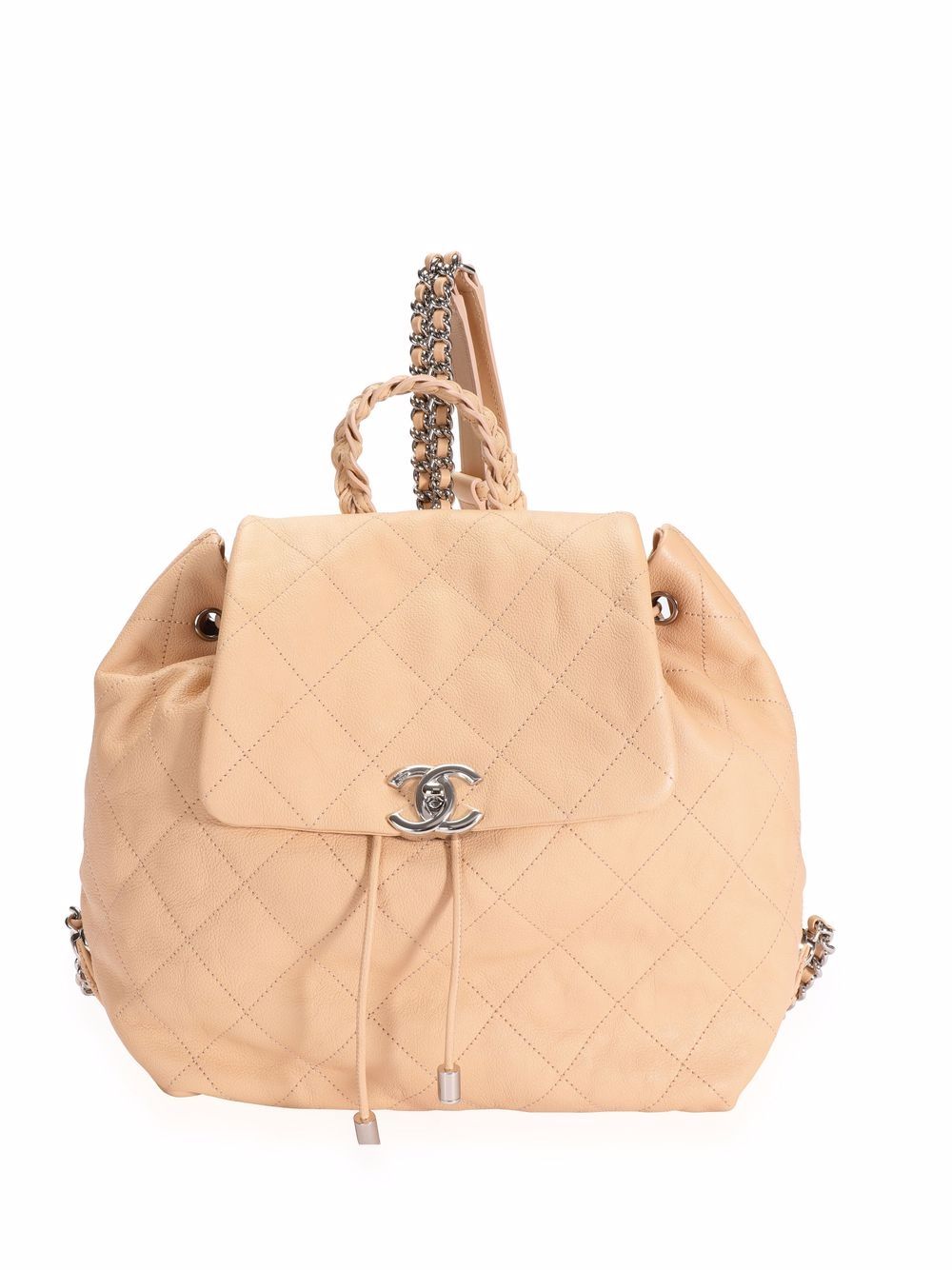 фото Chanel pre-owned стеганый рюкзак braided with style