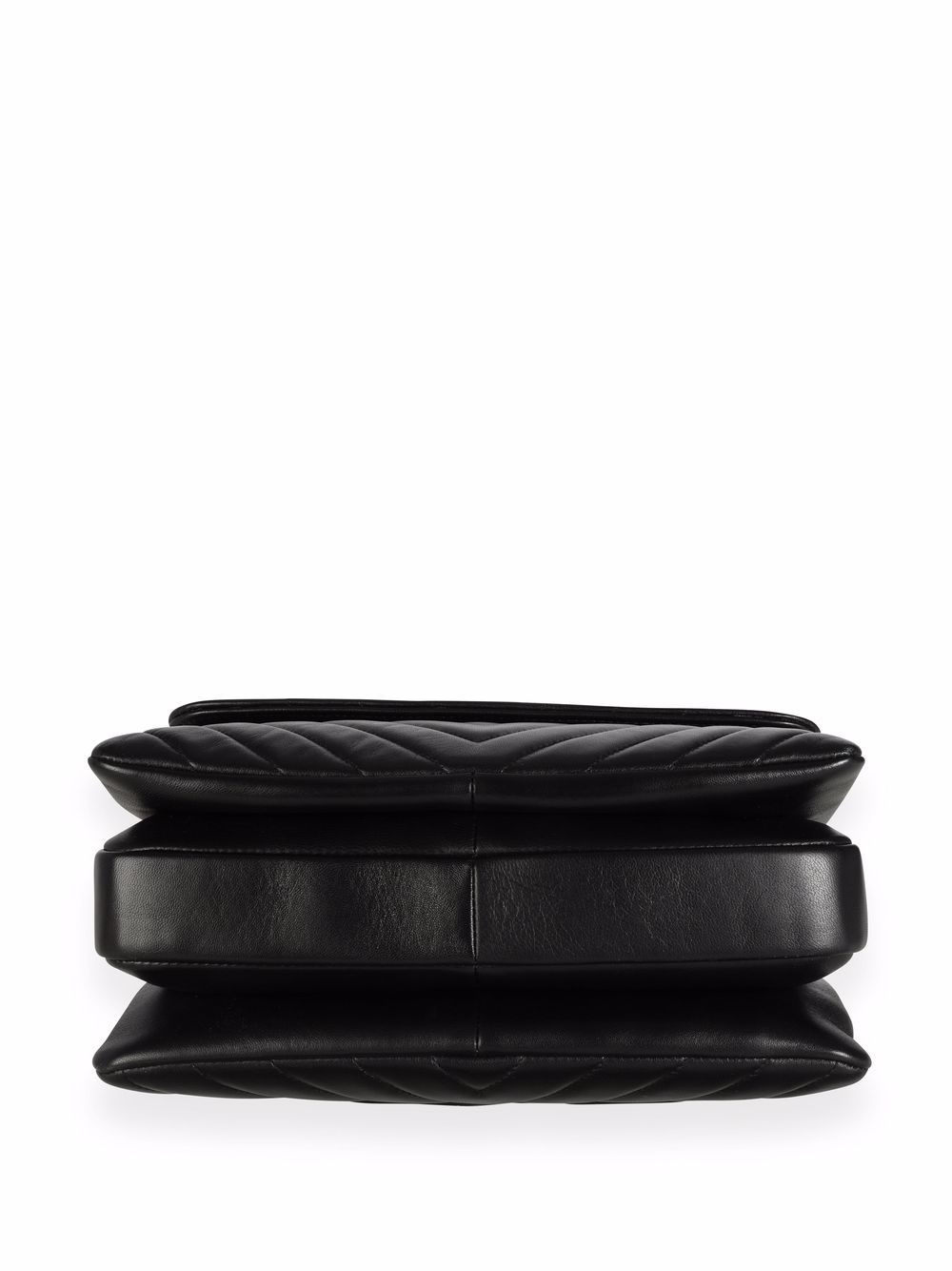 Chanel Mini Matrasse Lambskin Black Gold Chain Shoulder Bag Coco Mark