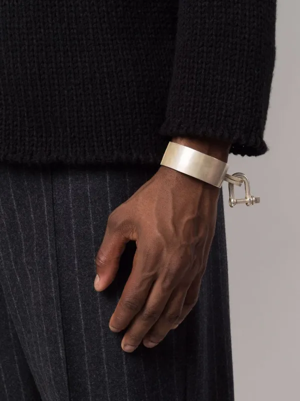 Parts Of Four Restraint Chunky Cuff Bracelet | Silver | FARFETCH
