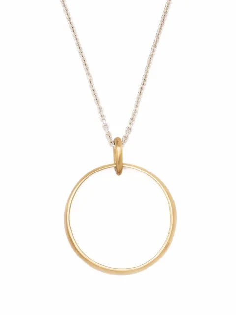 Parts of Four Sphere Slice charm necklace