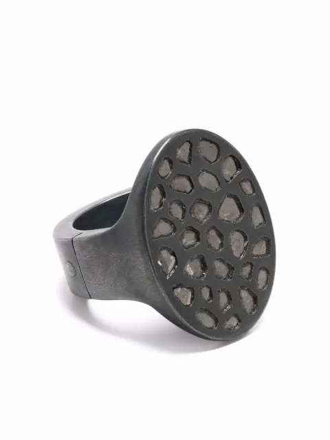 Parts of Four anillo Sistema con diamantes