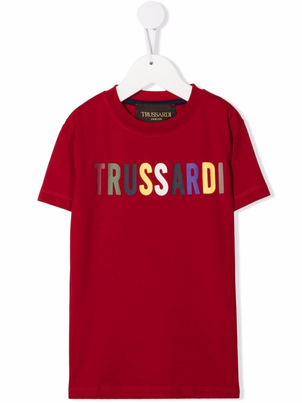 фото Trussardi junior logo lettering t-shirt