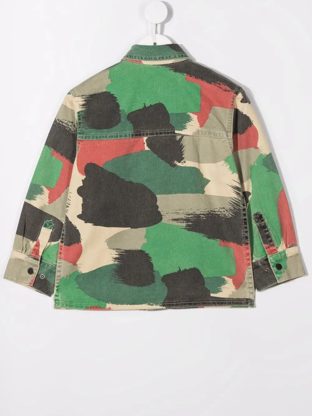 Stella Mccartney Camouflage-print Shirt In Green