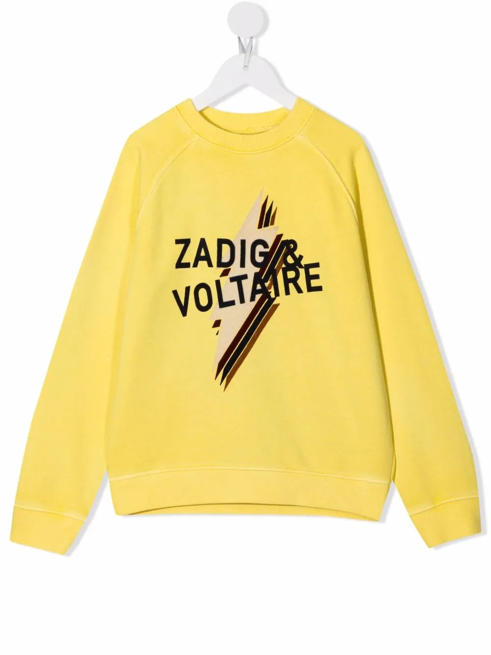 

Zadig & Voltaire Kids sudadera con logo estampado - Amarillo