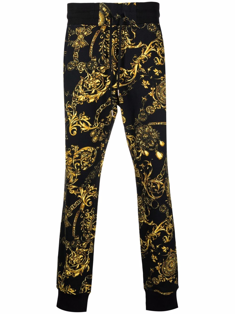 фото Versace jeans couture спортивные брюки с принтом baroque