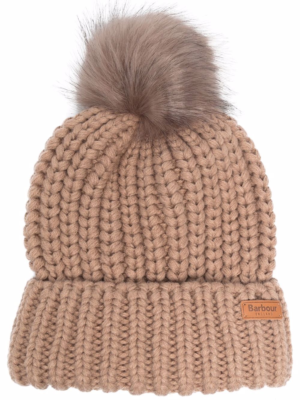 

Barbour pompom intarsia-knit beanie - Neutrals