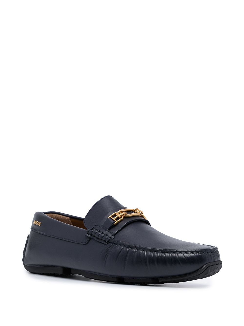 Bally Loafers met logo - Zwart