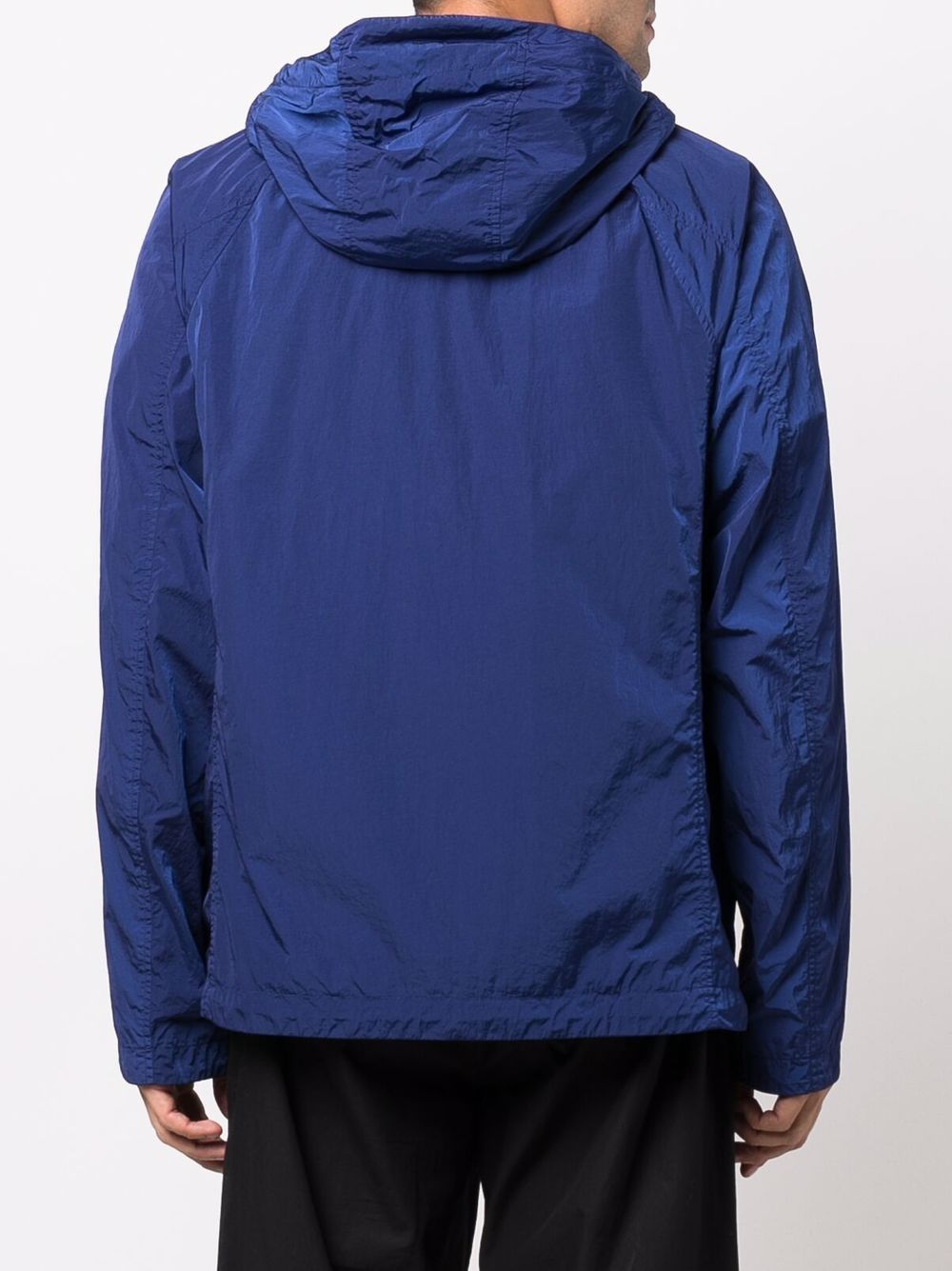 hooded pull-over jacket