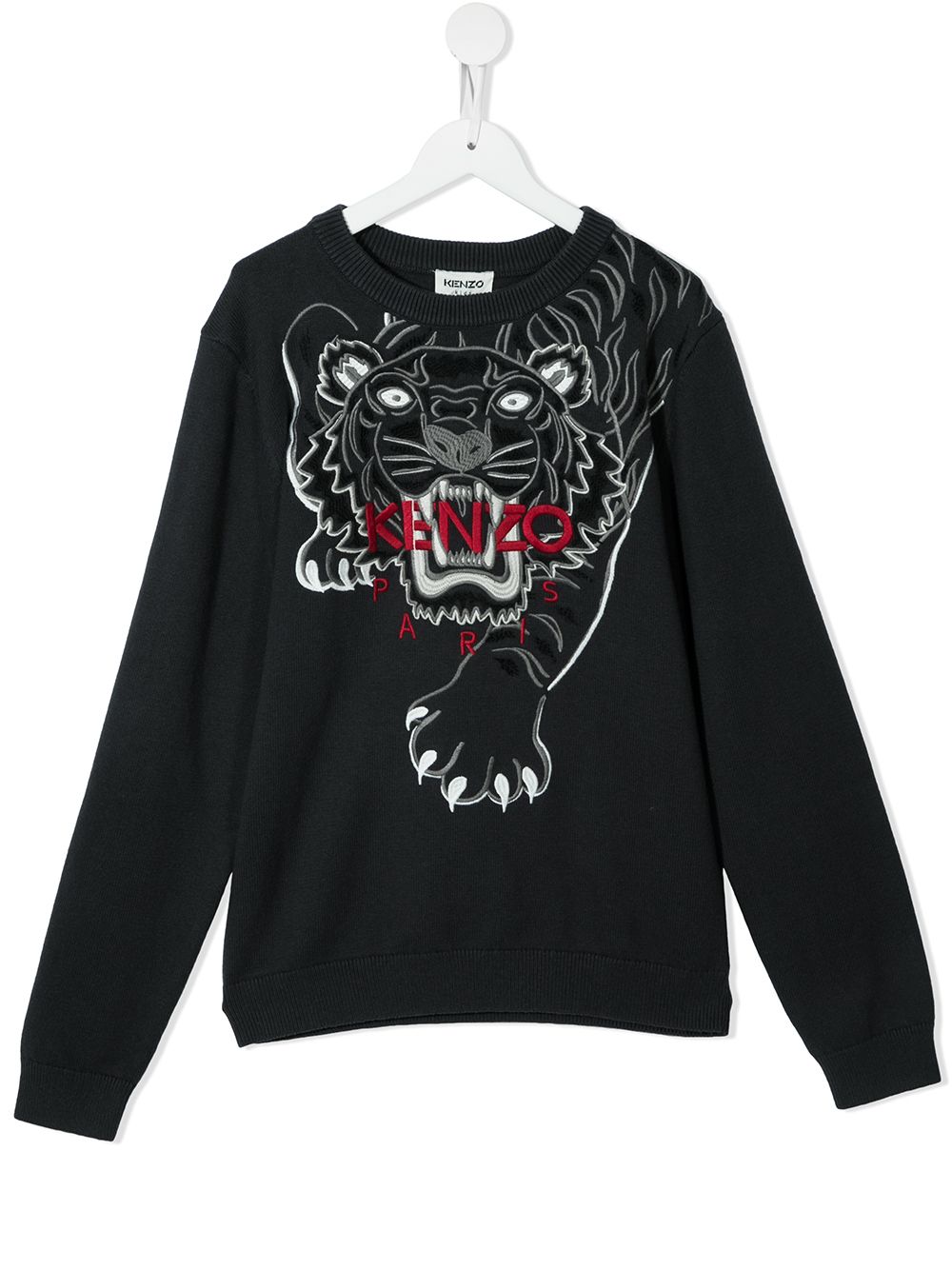 фото Kenzo kids толстовка с вышитым логотипом