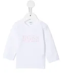 BOSS Kidswear paw-print logo T-shirt - White