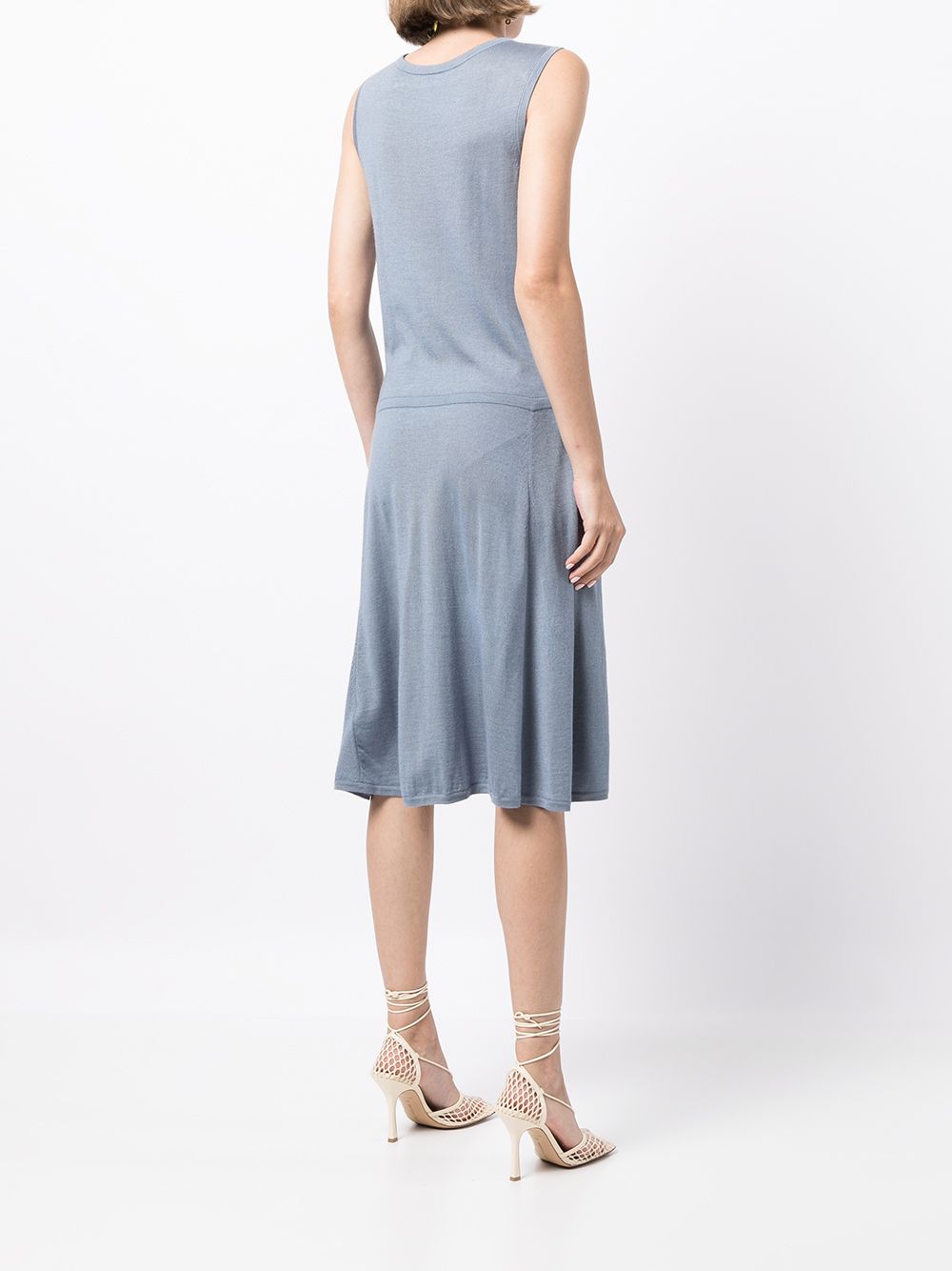 фото Hermès трикотажное платье с принтом