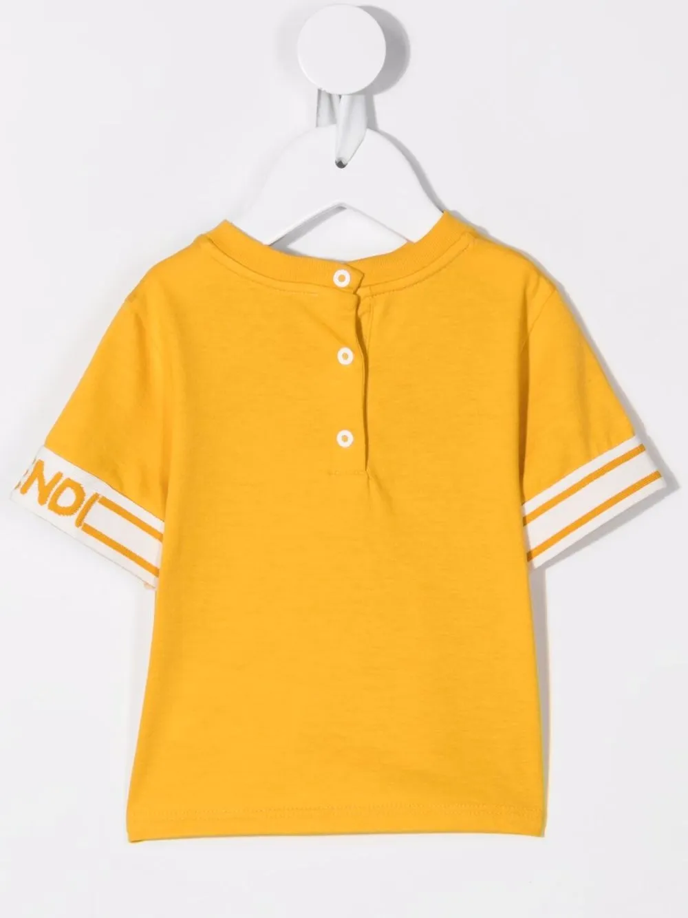 Image 2 of Fendi Kids logo-trim T-shirt