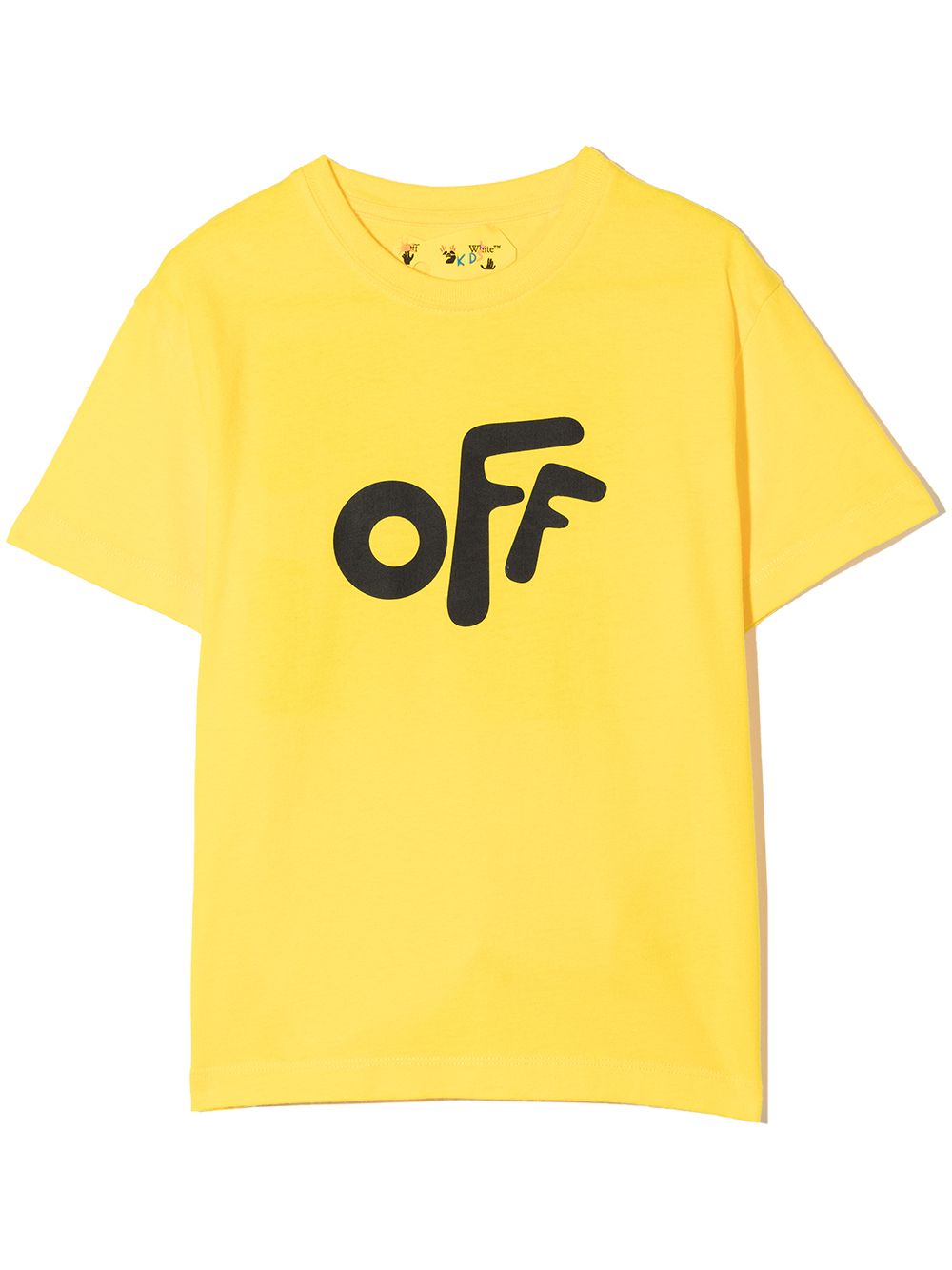 

Off-White Kids logo-print short-sleeved T-shirt - Yellow