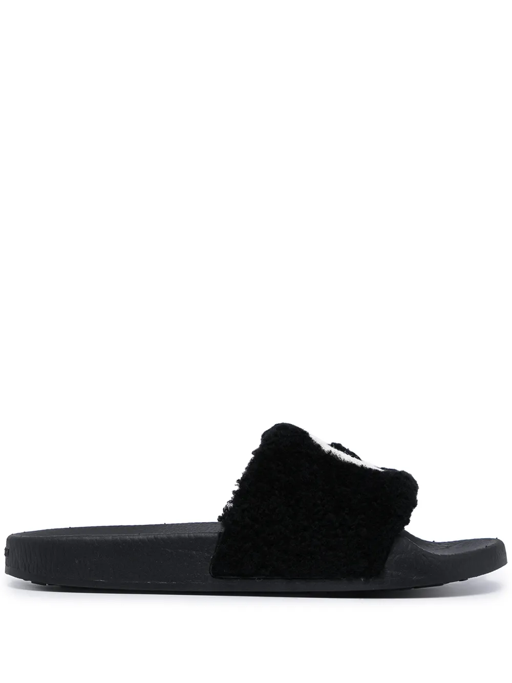 Coach Ulla shearling trim Slides Farfetch