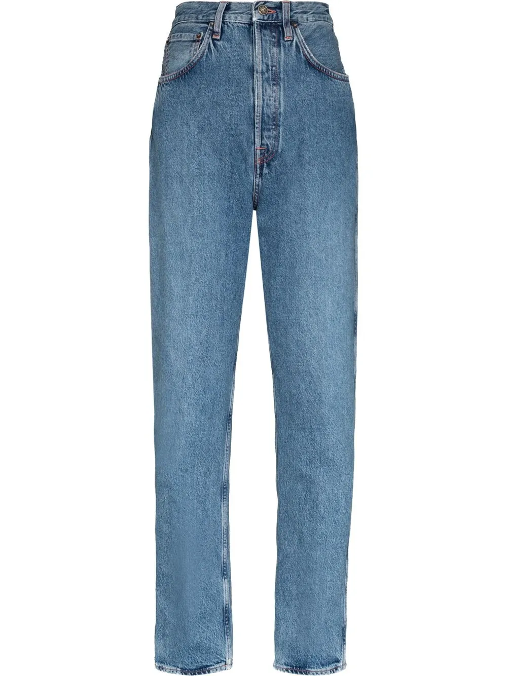 

Made in Tomboy Fabien high-waist straight jeans - Blue