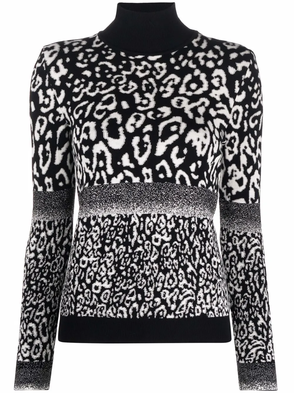 фото Liu jo leopard-print knit jumper